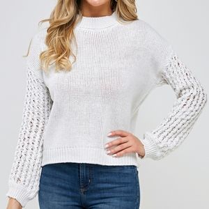 Boutique Puff Sweater